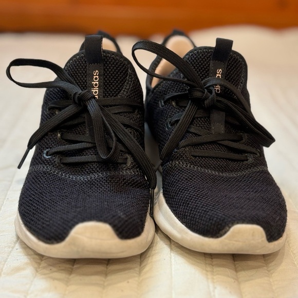 adidas Shoes - Adidas Cloudfoam Pure Women’s Running Shoes Black & Pink Size 10